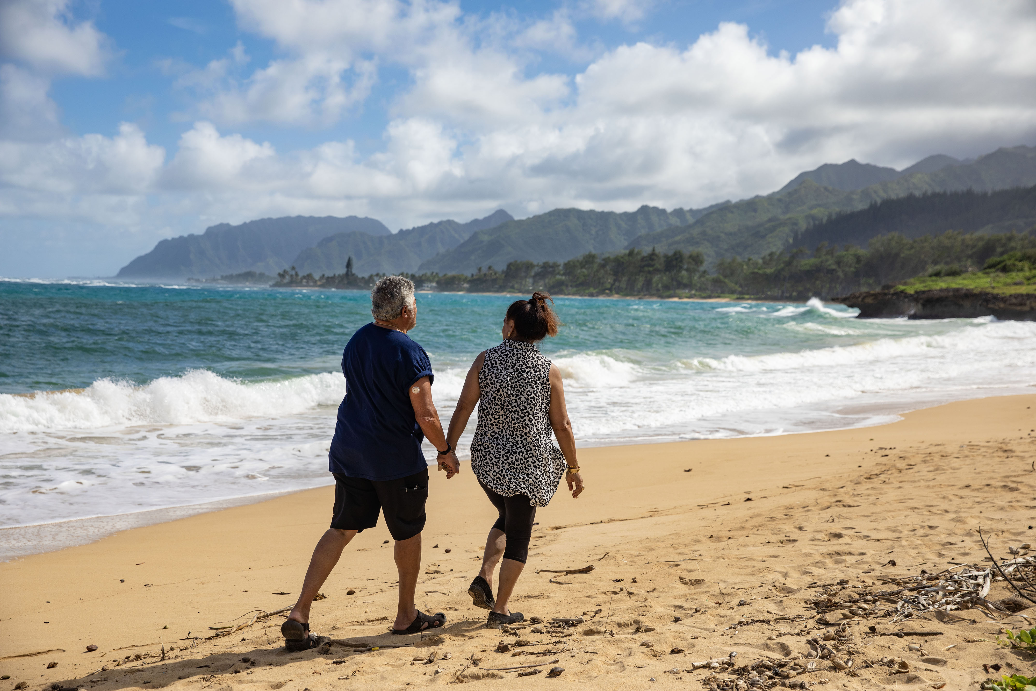 couple on beach