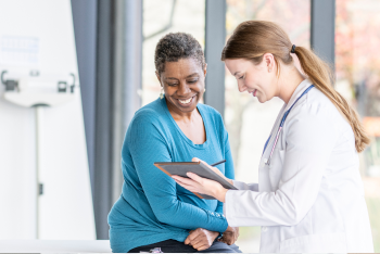 Dexcom patient with doctor